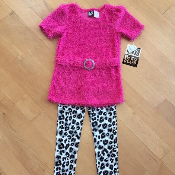 POGO CLUB Other - POGO CLUB girls 2 PC outfit tunic top skinny pants